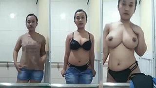 SPG Rokok Bugil Toket Sekel