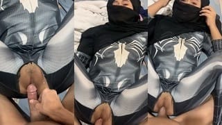 Bokep Indo Hijabers Cosplay Spiderman Sobek Di Bagian Meki
